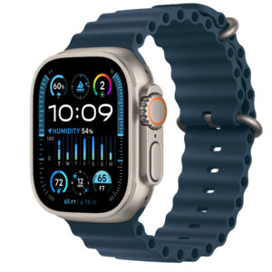 ساعت هوشمند اپل مدل Ultra 2 Titanium Case Ocean Band 49mm